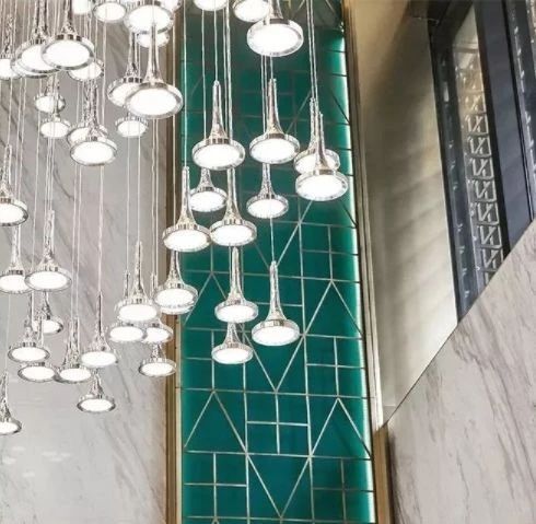 長沙綠白黑大理石設計裝飾案例