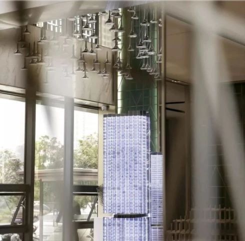 長沙綠白黑大理石設計裝飾案例