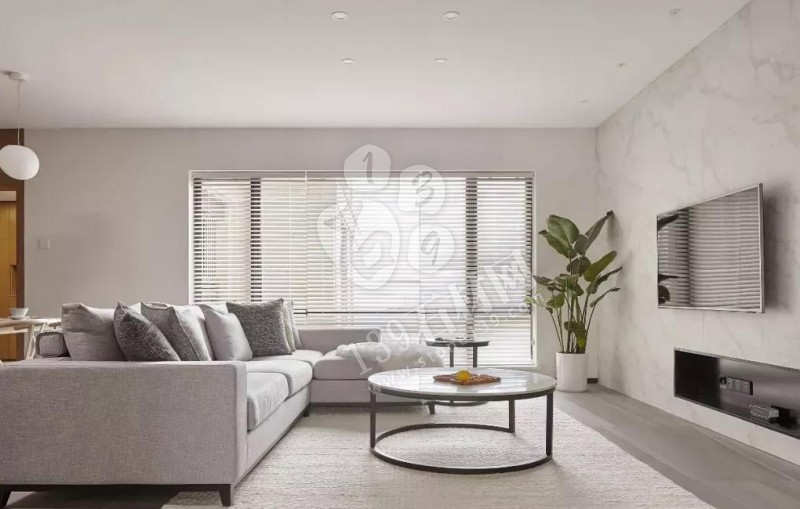 2018白色大理石電視背景墻 簡約不簡單