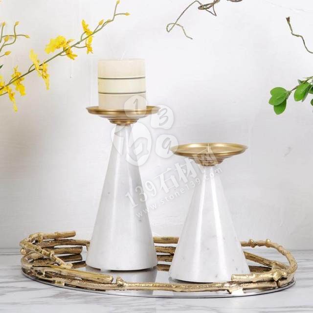 黃銅與大理石的組合 打造家居時尚