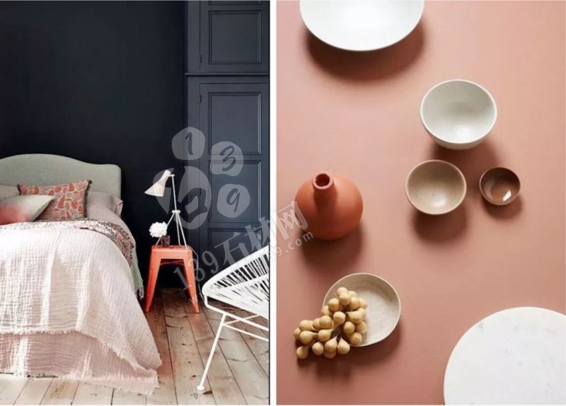 2019年流行的“珊瑚橘”主打色調