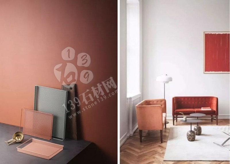 2019年流行的“珊瑚橘”主打色調