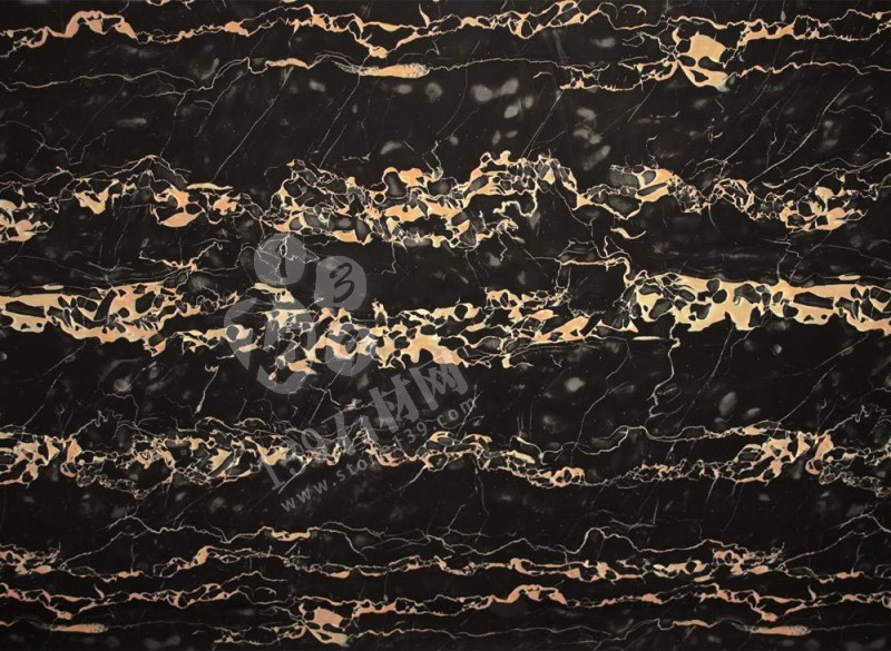 銀白龍大理石與意大利黑金花