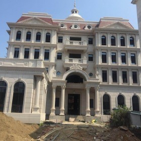 石欄桿 柱子等異形石材產品獨棟別墅應用