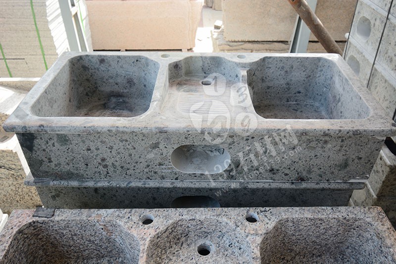 福建漳州洗衣池工廠樂晨石材批發花崗巖一體洗衣池