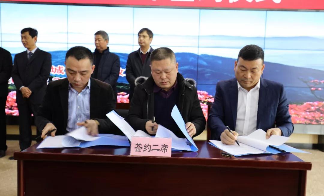 湖北麻城市舉行2019年“開門紅”招商引資項目集中簽約儀式,9家石材企業參加 2019麻城石材簽約動態
