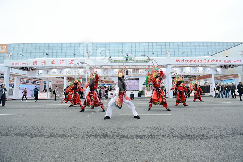 2019年廈門石材展-貴州巨鼎石業展館現場(A-W087展位號)