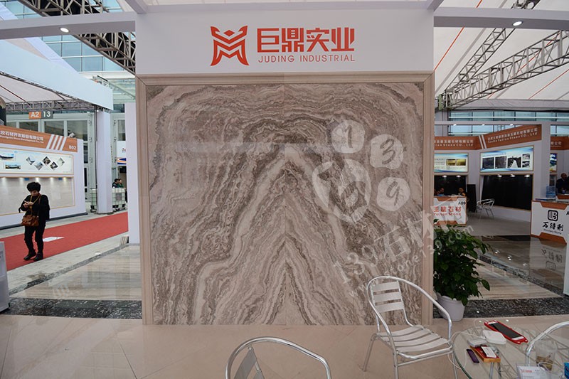 2019年廈門石材展-貴州巨鼎石業展館現場(A-W087展位號)