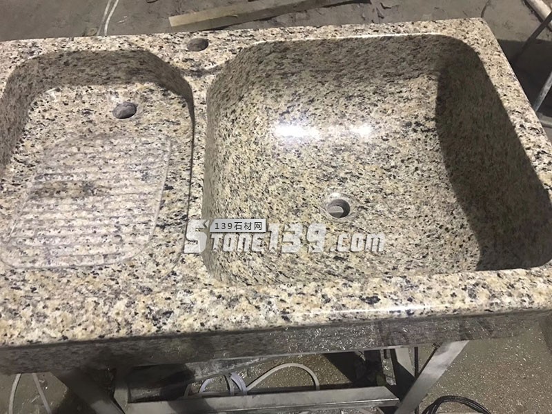 花崗巖(石材)一體洗衣池的尺寸標準 花崗巖一體洗衣池 原標洗衣池