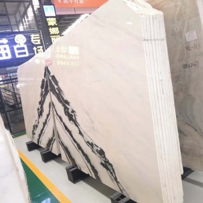 水頭熊貓白大板 對拼 背景墻