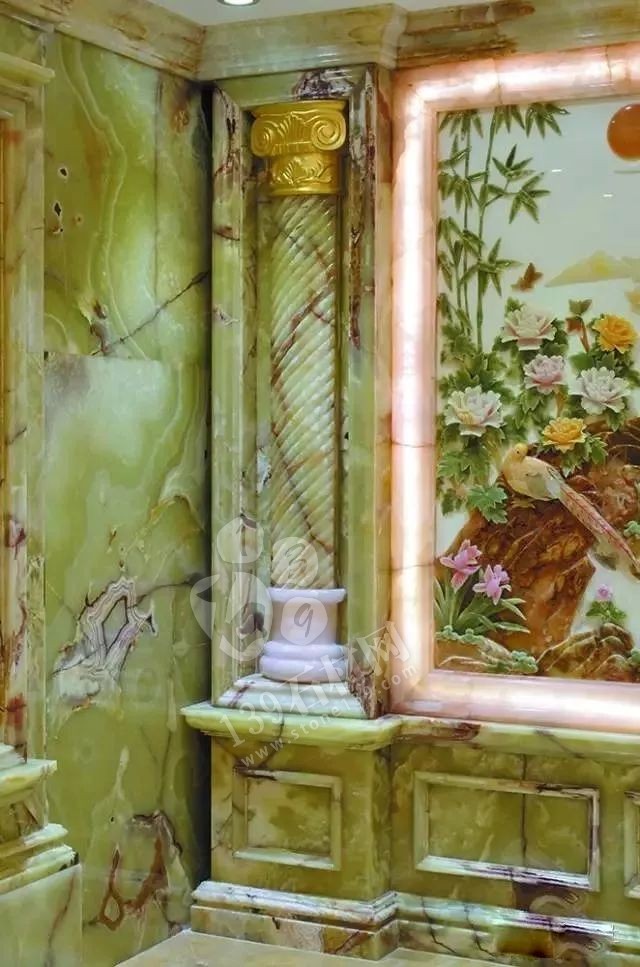 玉石豪宅內部裝飾 百億石材豪宅