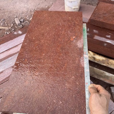 福建壽寧縣雞雪紅花崗巖 規格板 出口標準質量