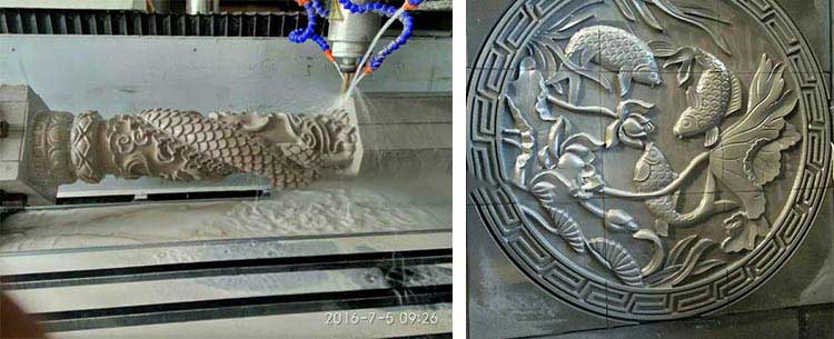 平雕圓雕兩用石材雕刻機應用案例 平雕圓雕兩用石材雕刻機應用案例