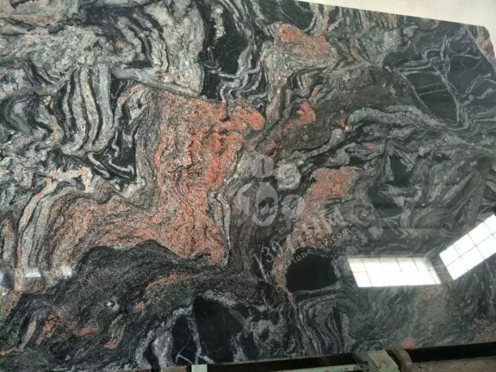 中國幻彩紅石材(幻彩印象)花崗巖大板介紹