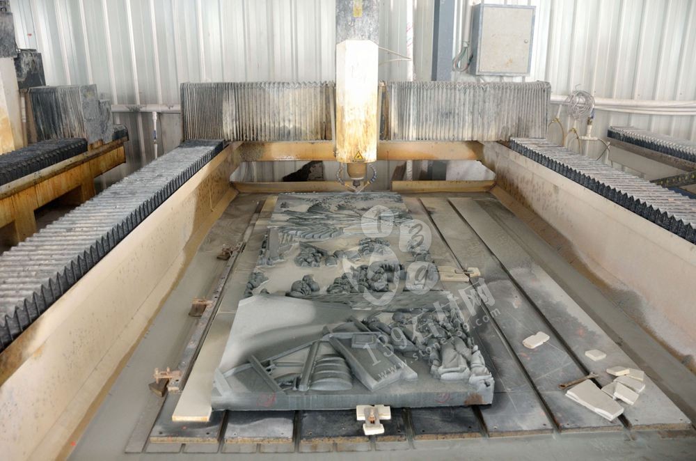 水頭石材浮雕加工廠 天豪石業自動石雕加工