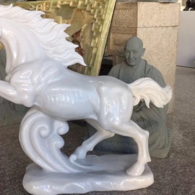 玉石青石白色石材雕刻（漢白玉雕刻產品）