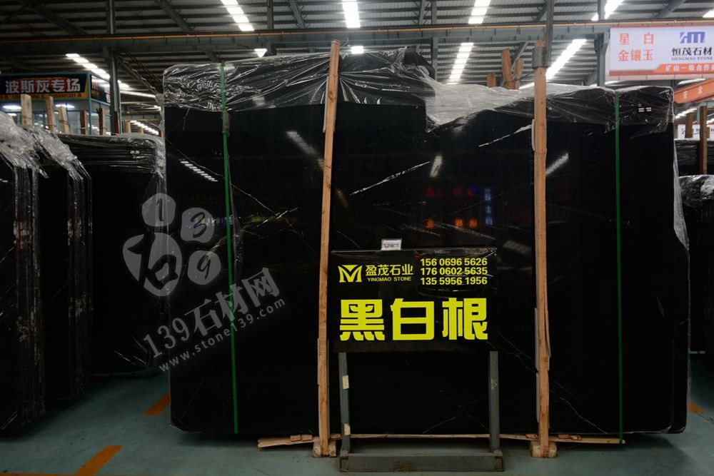 廣西黑白根大理石水頭大板現貨