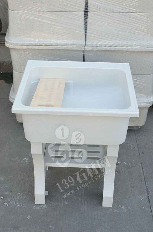 華信石材 石英石洗衣池產品