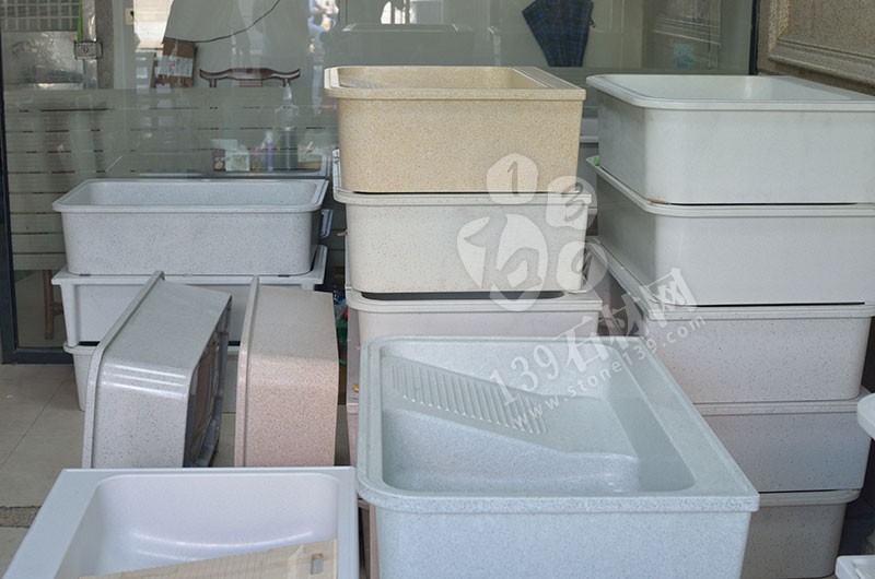 華信石材 石英石洗衣池產品