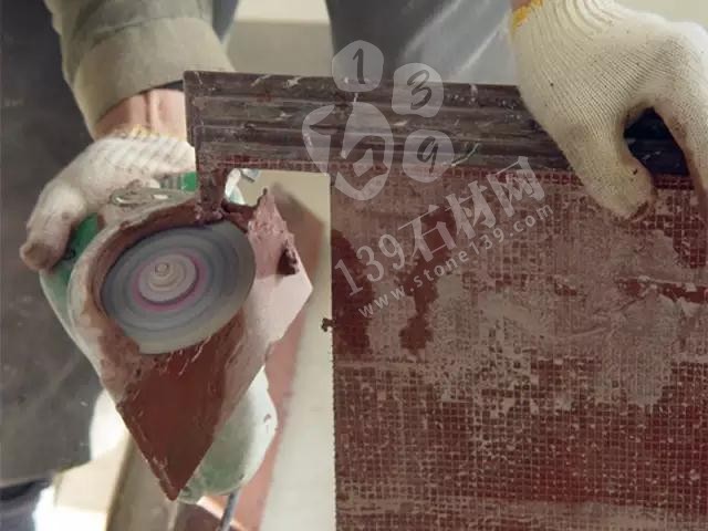 【石材家裝工藝】紫羅紅大理石窗臺(tái)板的安裝全過程