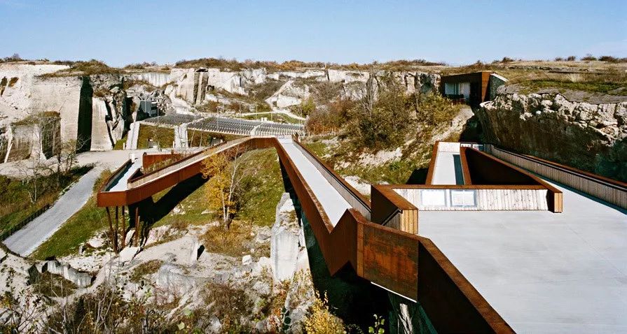 礦山采石場再利用,這座采石場被列入世界文化遺產