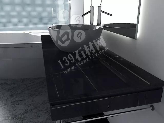 黑色石材帶根的三個(gè)品種(黑白根、茶玉、勞倫黑金)對(duì)比介紹