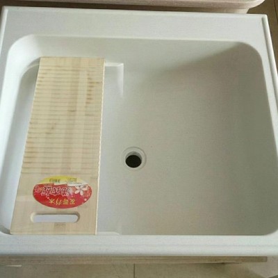 小戶型衛生間石英石洗衣池