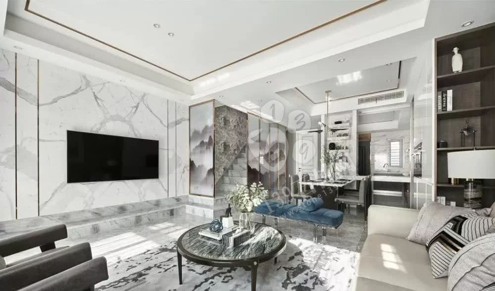 魚肚白大理石裝飾