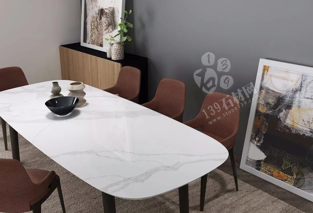 魚肚白大理石裝飾