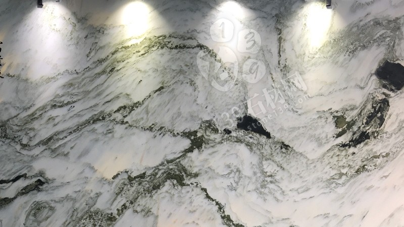 山水畫(huà)大理石背景墻-8