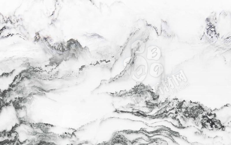 山水畫(huà)大理石背景墻-2