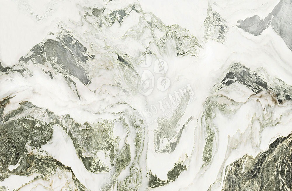 山水畫(huà)大理石背景墻-7