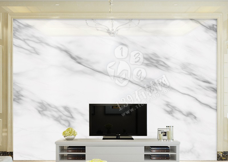 山水畫(huà)大理石背景墻-6