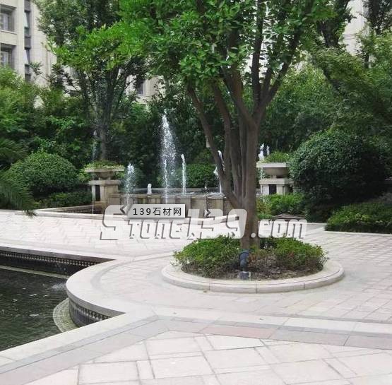 花崗巖石材樹池園藝環境石應用案例欣賞