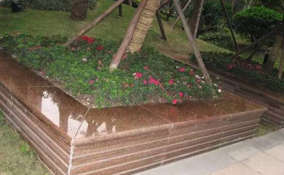 花崗巖石材樹池園藝環境石應用案例欣賞