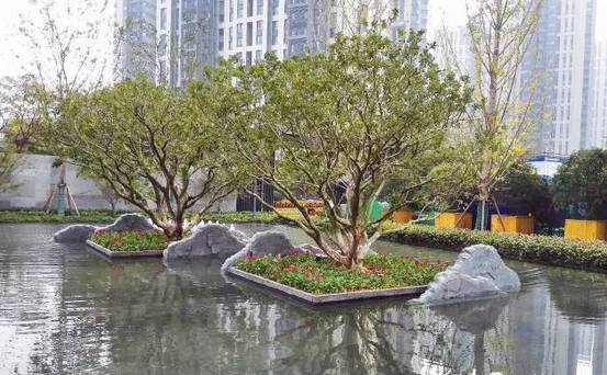 花崗巖石材樹池園藝環境石應用案例欣賞