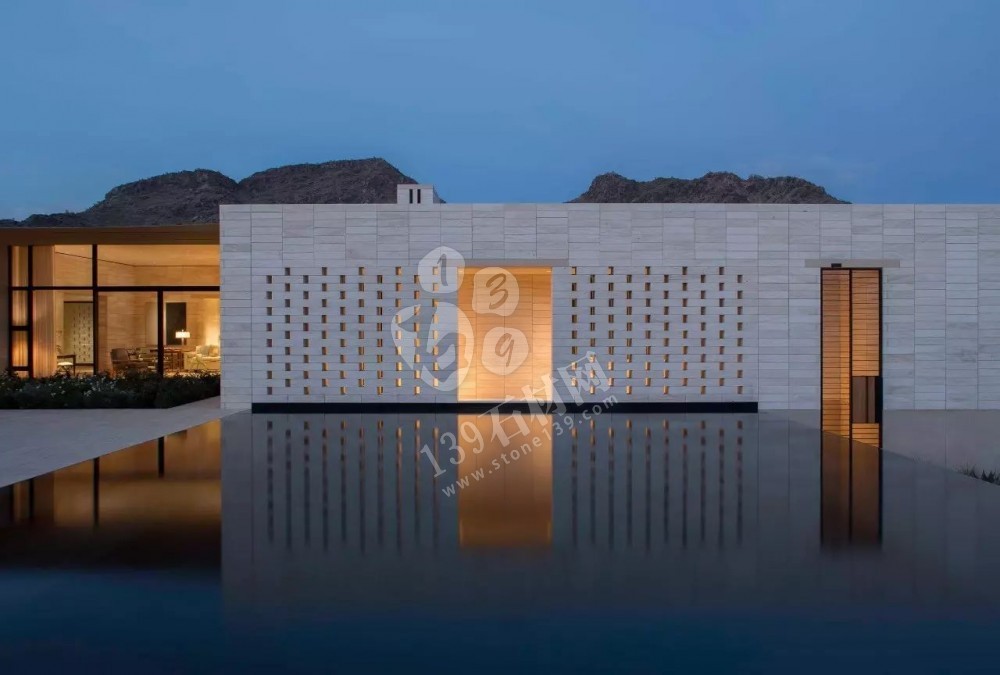 為什么洞石這么受歡迎,看看這個全石材裝飾您應該有答案了