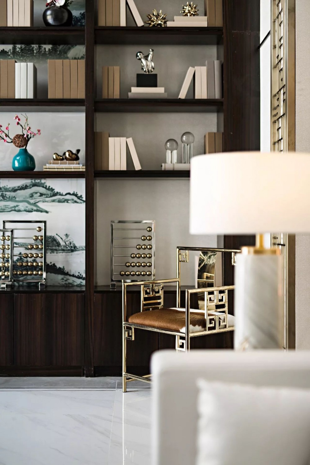 文人書(shū)香氣息濃厚的大理石背景墻裝飾風(fēng)格