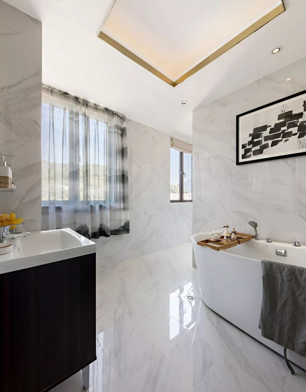 文人書(shū)香氣息濃厚的大理石背景墻裝飾風(fēng)格