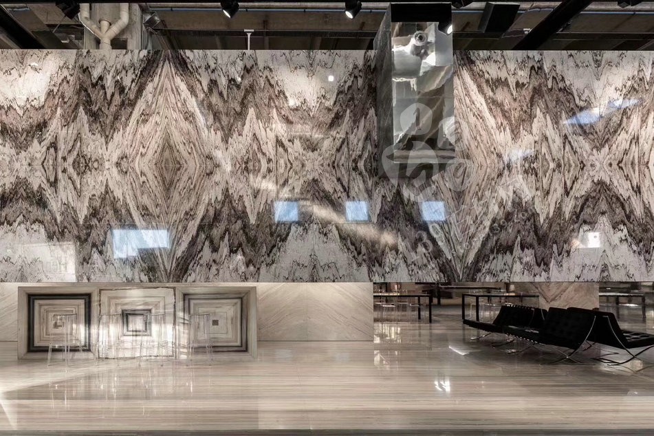 意大利進(jìn)口的白金沙和藍(lán)金沙臺面和墻面應(yīng)用