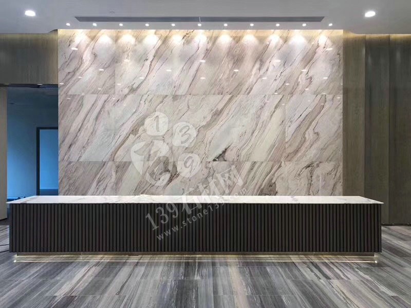 意大利進(jìn)口的白金沙和藍(lán)金沙臺面和墻面應(yīng)用