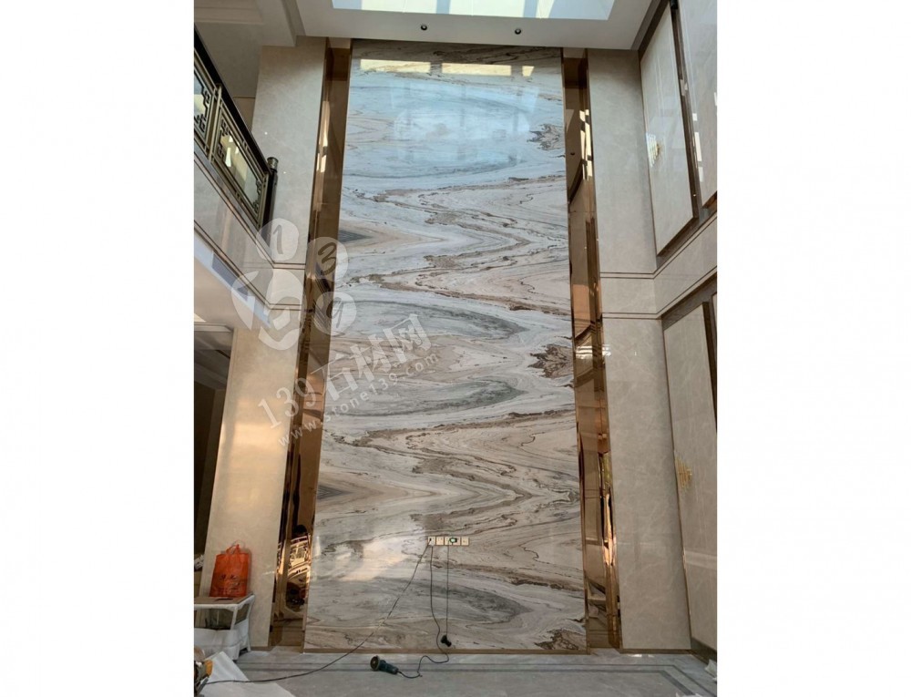 意大利進(jìn)口的白金沙和藍(lán)金沙臺面和墻面應(yīng)用