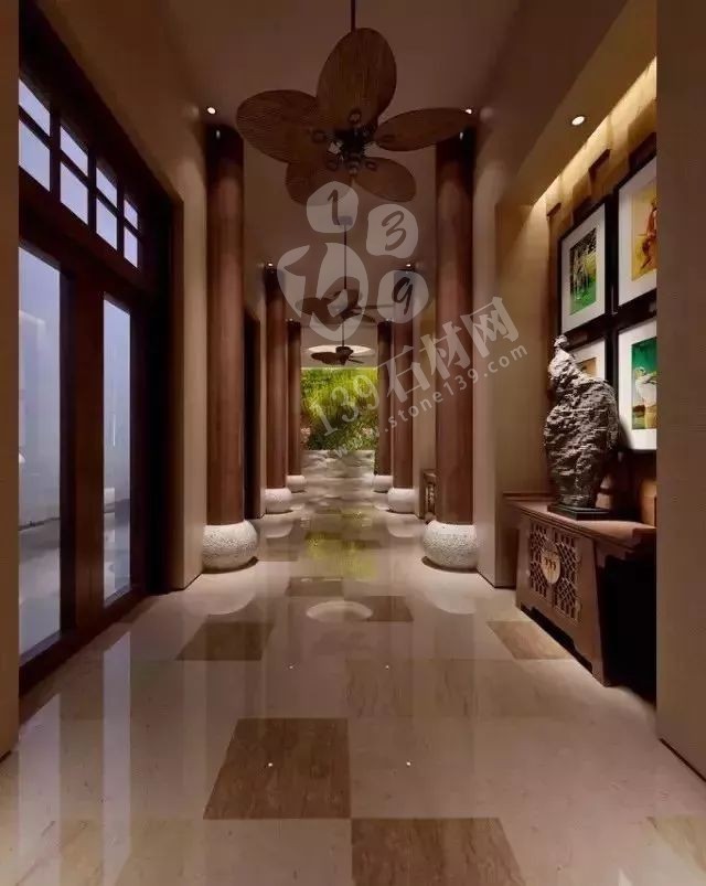 大理石鋪地 豪宅用大理石這樣拼裝想說難看大家都不答應(yīng)