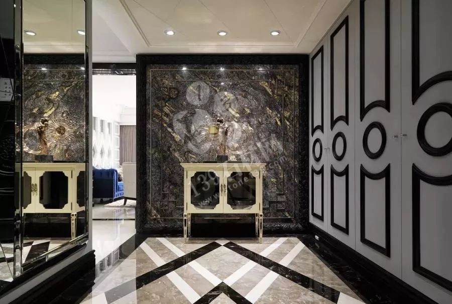 大理石鋪地 豪宅用大理石這樣拼裝想說難看大家都不答應(yīng)