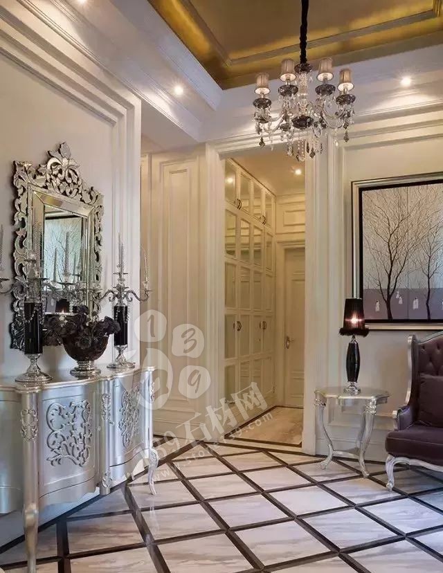 大理石鋪地 豪宅用大理石這樣拼裝想說難看大家都不答應(yīng)