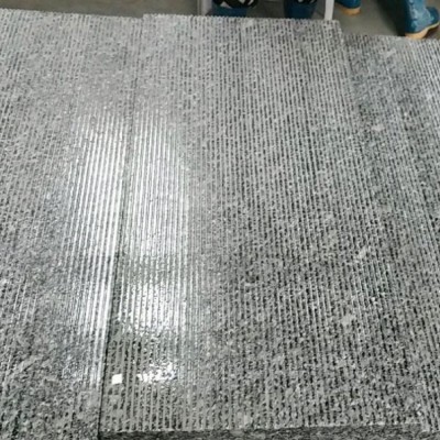 河南深灰色花崗巖光面拉絲板 可替代芝麻黑