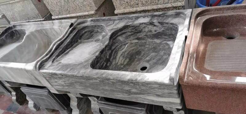 2020年元旦新上一批天然石材洗衣池，樂(lè)晨花崗巖洗衣池年底大放價(jià)