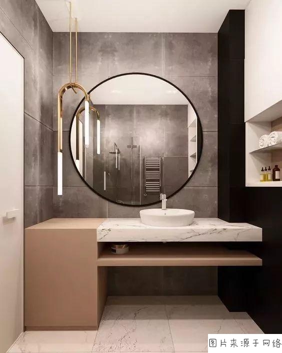 有一款炫富,叫別人家的大理石洗手臺