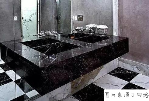 有一款炫富,叫別人家的大理石洗手臺