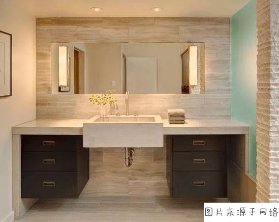 有一款炫富,叫別人家的大理石洗手臺